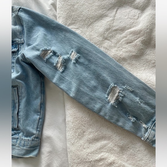 Distressed Jean Jacket - Picture 8 of 9